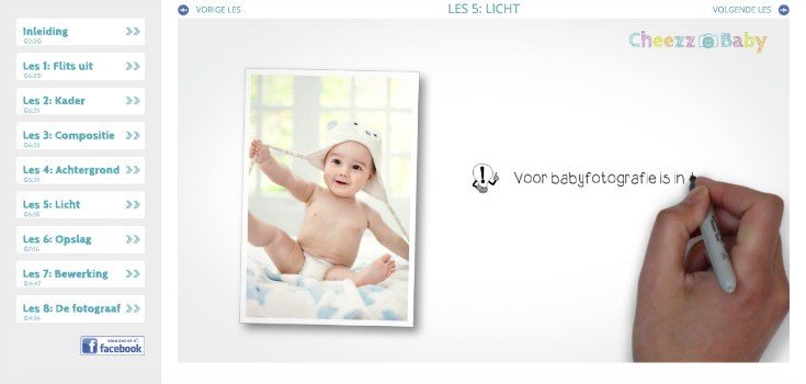 Babyfotografiecursus Cheezzbaby