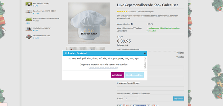 PrachtigKado.nl bestelproces